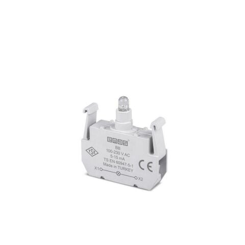 EMAS BB B SİNYAL BEYAZ LED'Lİ BLOK 100-230 V AC