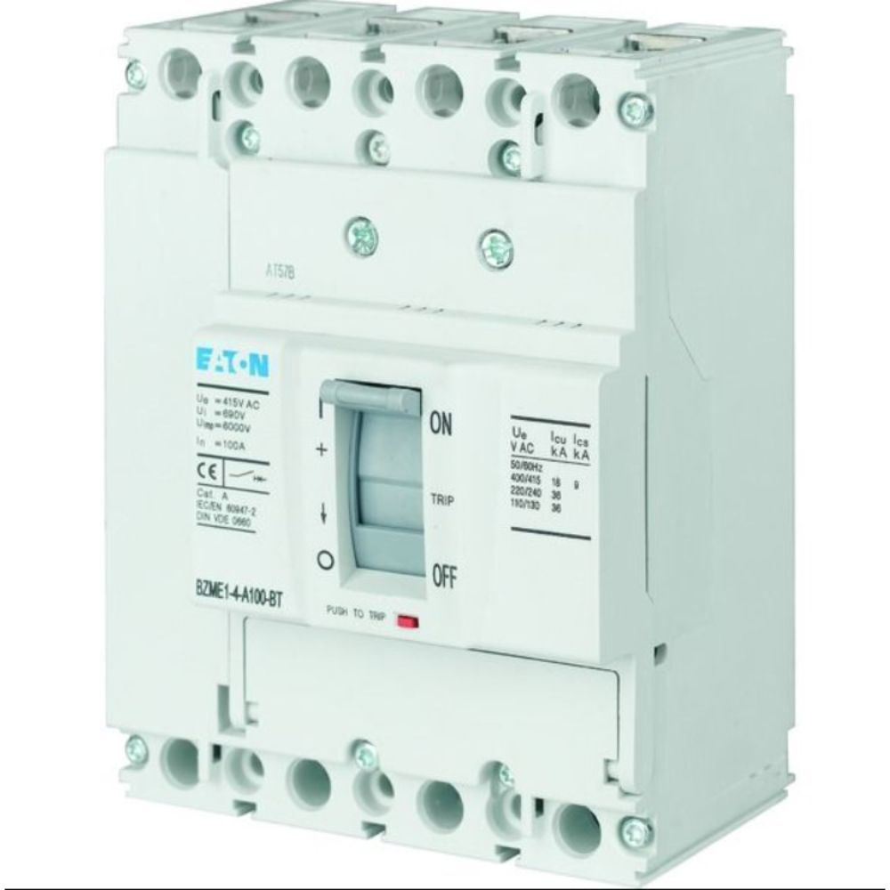 EATON BZMD1-A63 KOMPAKT ŞALTER (SABİT TERMİK-MANYETİK KORUMALI) 3X63A 15KA