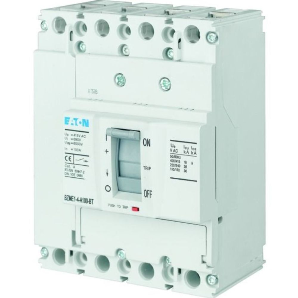 EATON BZMB1-A63 KOMPAKT ŞALTER (SABİT TERMİK-MANYETİK KORUMALI) 3X63A 25KA