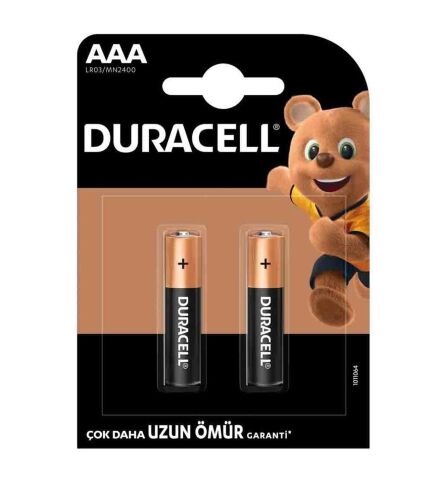 DURACELL TURBO MAX INCE PIL 1.5V ALKALIN AAA 2Lİ