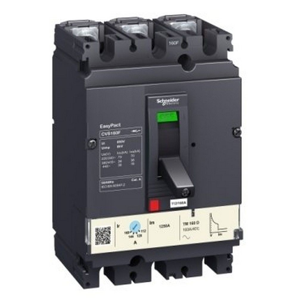 SCHNEIDER 112-160 AMP EASY PACT CVS 3 KUTUP 380V AC 36KA KOMPAK ŞALTER 3606480229206