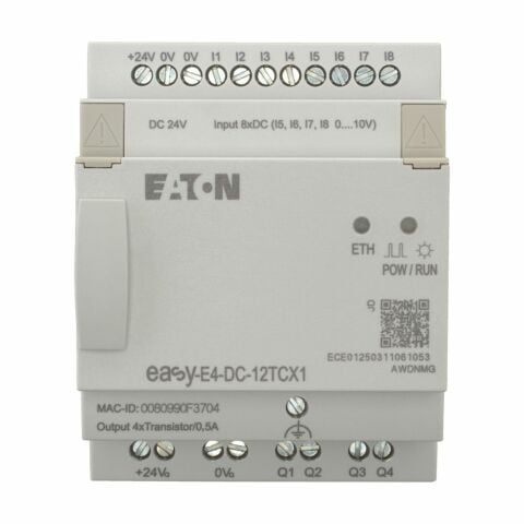EATON EASY-E4-DC-12TCX1 Easy-E4 Röle-Ekransız, 24V-EATON