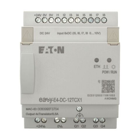 EATON EASY-E4-DC-12TCX1 Easy-E4 Röle-Ekransız, 24V-EATON