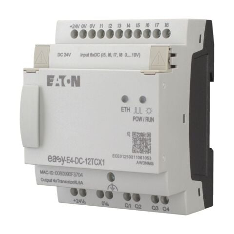EATON EASY-E4-DC-12TCX1 Easy-E4 Röle-Ekransız, 24V-EATON