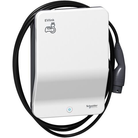 SCHNEIDER EVlink Wallbox 22kW T2 Bağlantılı Kablolu Haberleşmeli Araç Şarj İstasyonu