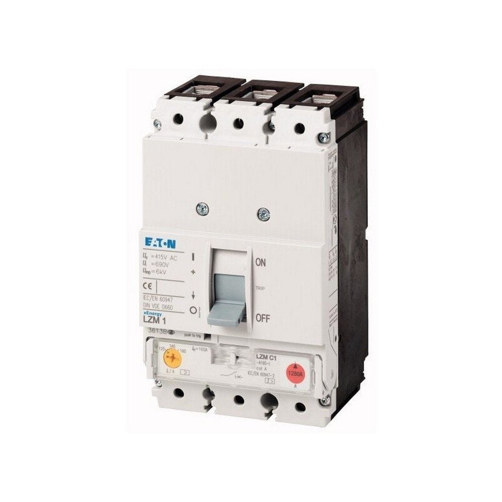 EATON LZMC1-A100-I KOMPAKT ŞALTER (AYARLANABİLİR TERMİK-MANYETİK KORUMALI) 3X100A 36KA