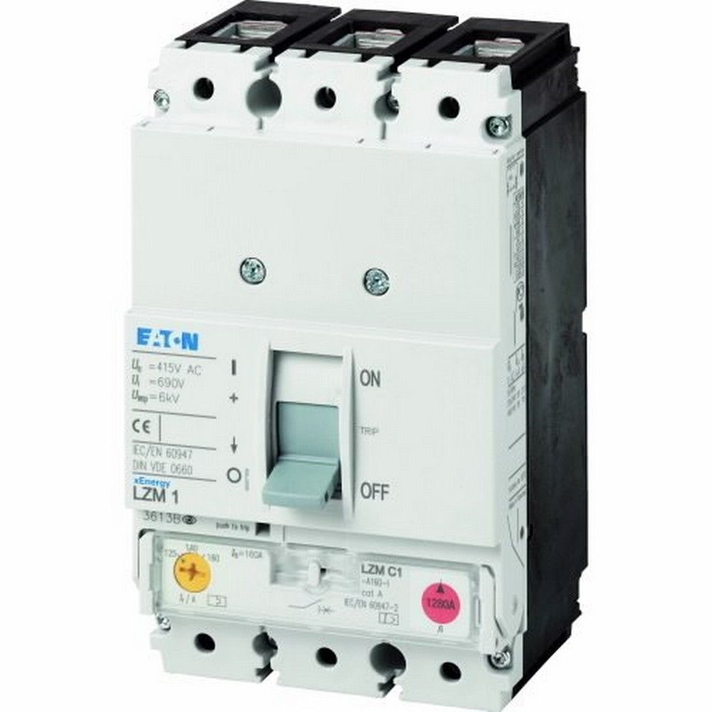 EATON 111897 KOMPAKT ŞALTER (AYARLANABİLİR TERMİK-MANYETİK KORUMALI) 3X160A 36KA