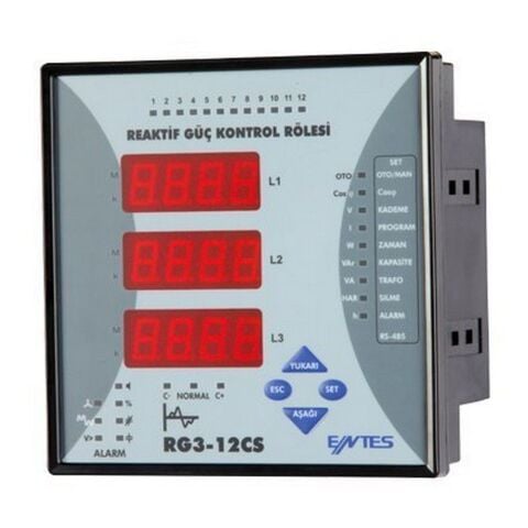 ENTES M0942 RG3-12CS REAKTİF GÜÇ KONTROL RÖLESİ