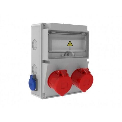BEMİS BD2-2228-2020 ÖN 2 AD. 4/32A. 380V. YAN 2 AD. 1/16A. 220V. PRİZLİ KOMBİNASYON