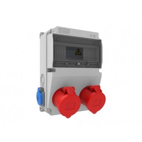 BEMİS BD2-2234-2020 ÖN 2 AD. 5/32A. 380V. YAN 2 AD. 1/16A. 220V. PRİZLİ KOMBİNASYON