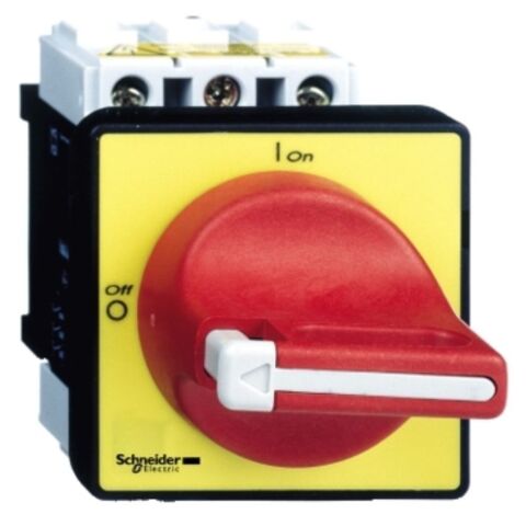 SCHNEIDER 5.5KW 25A SARI PLAKA KIRMIZI MANDAL VARİO ŞALTER 3389110449396