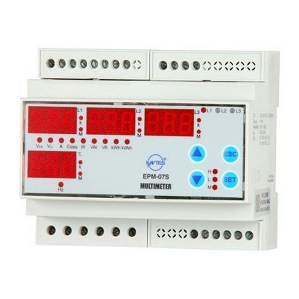ENTES M1200 EPM-07S-DIN ŞEBEKE ANALİZÖRÜ