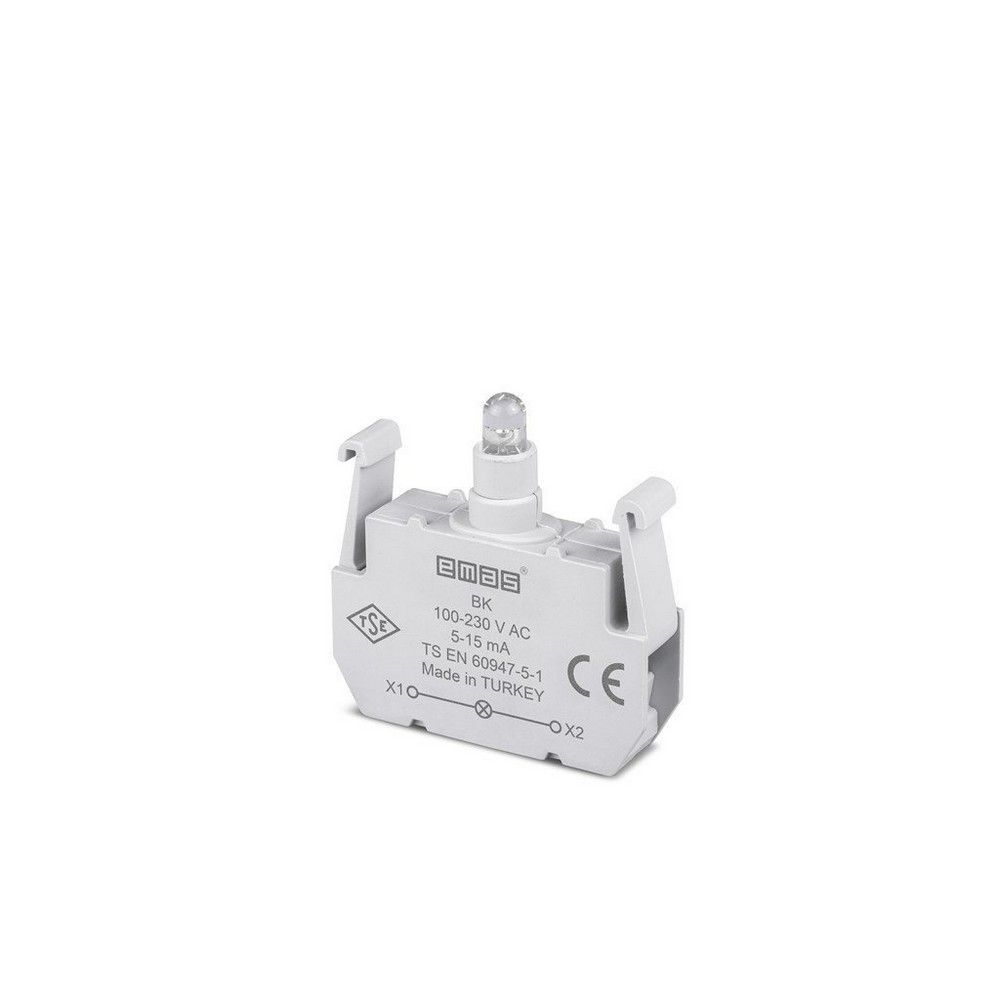 EMAS BK B SİNYAL KIRMIZI LED'Lİ BLOK 100-230 V AC