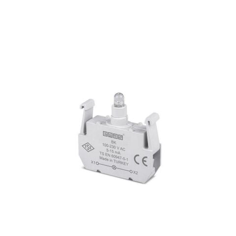 EMAS BK B SİNYAL KIRMIZI LED'Lİ BLOK 100-230 V AC