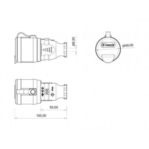 BEMİS BK1-1402-2311 UZATMA PRİZ