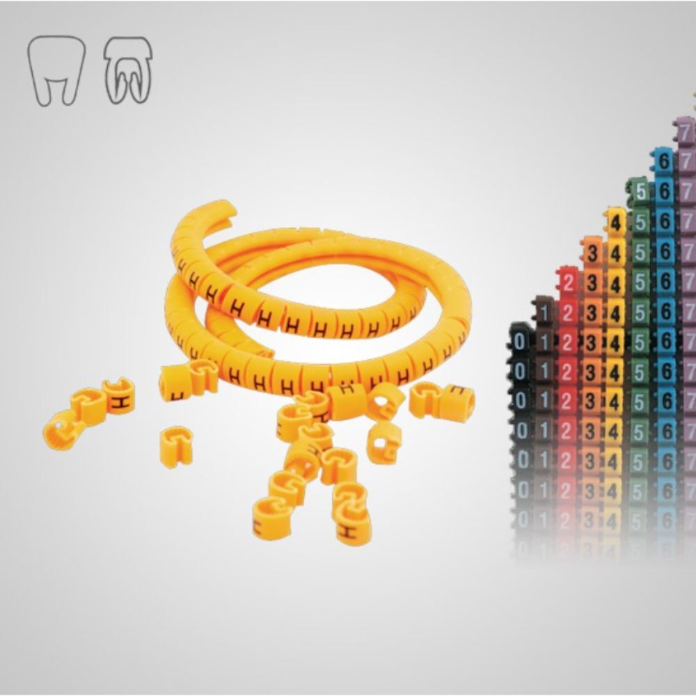 MOLWEX CMG 1 (3) 1.5-2.5 MM² KABLO ETİKETİ, SARI MOLWEX 016 051