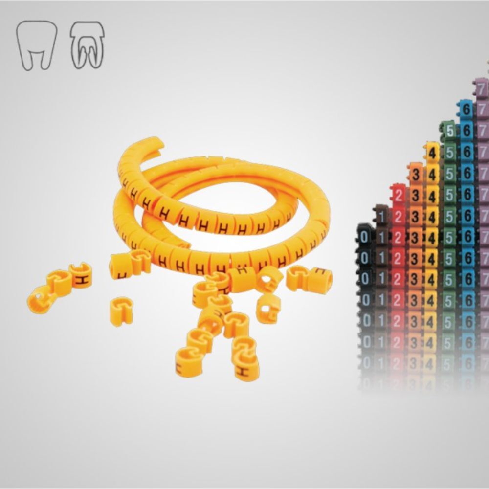 MOLWEX CMG 1 (5) 1.5-2.5 MM² KABLO ETİKETİ, SARI MOLWEX 016 053