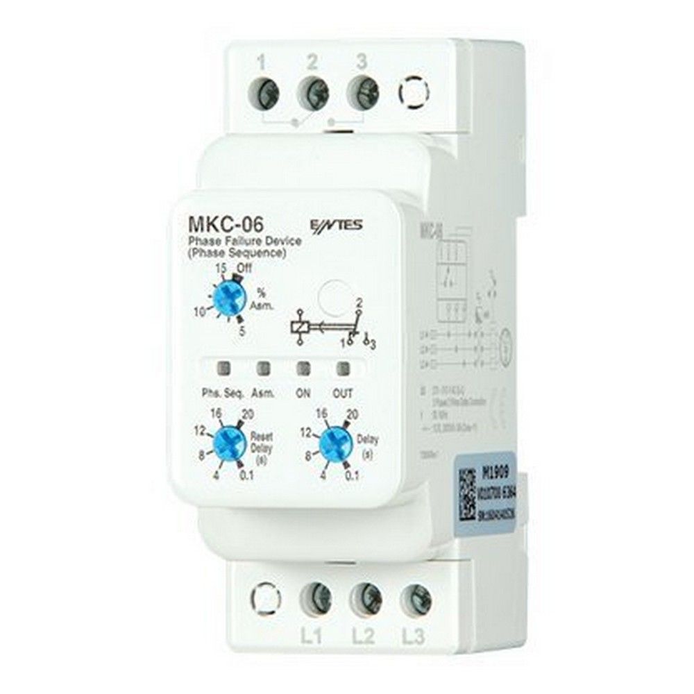 ENTES M1726 MKC-06P MOTOR(FAZ)KORUMA RÖLELESİ