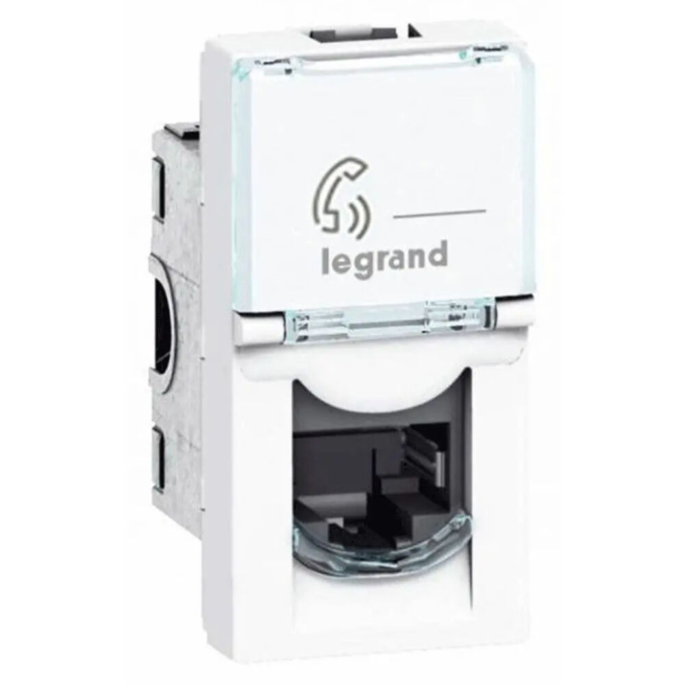 LEGRAND SİSTEM ARMADA RJ11, 4KONTAK TELEFON PRİZİ-1M-LEGRAND 78730