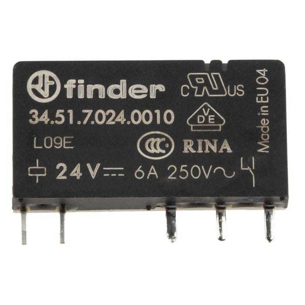 FINDER F.34.51.7.024.0010 ELEKTRO MEKANİK ULTRA İNCE PCB RÖLE