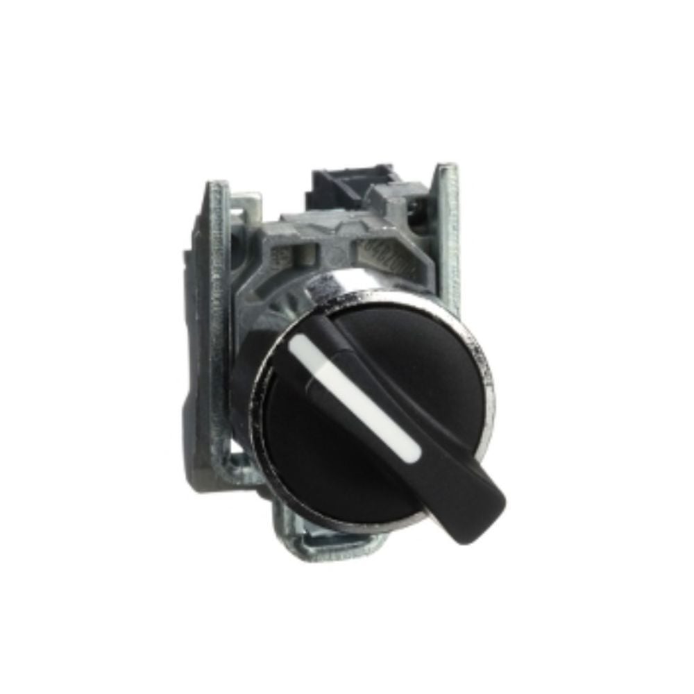SCHNEIDER SİYAH EKSİKSİZ MANDAL BUTON ÇAP 22 2 KONUMLU YAYLI DÖNÜŞ 1NA 3389118124714