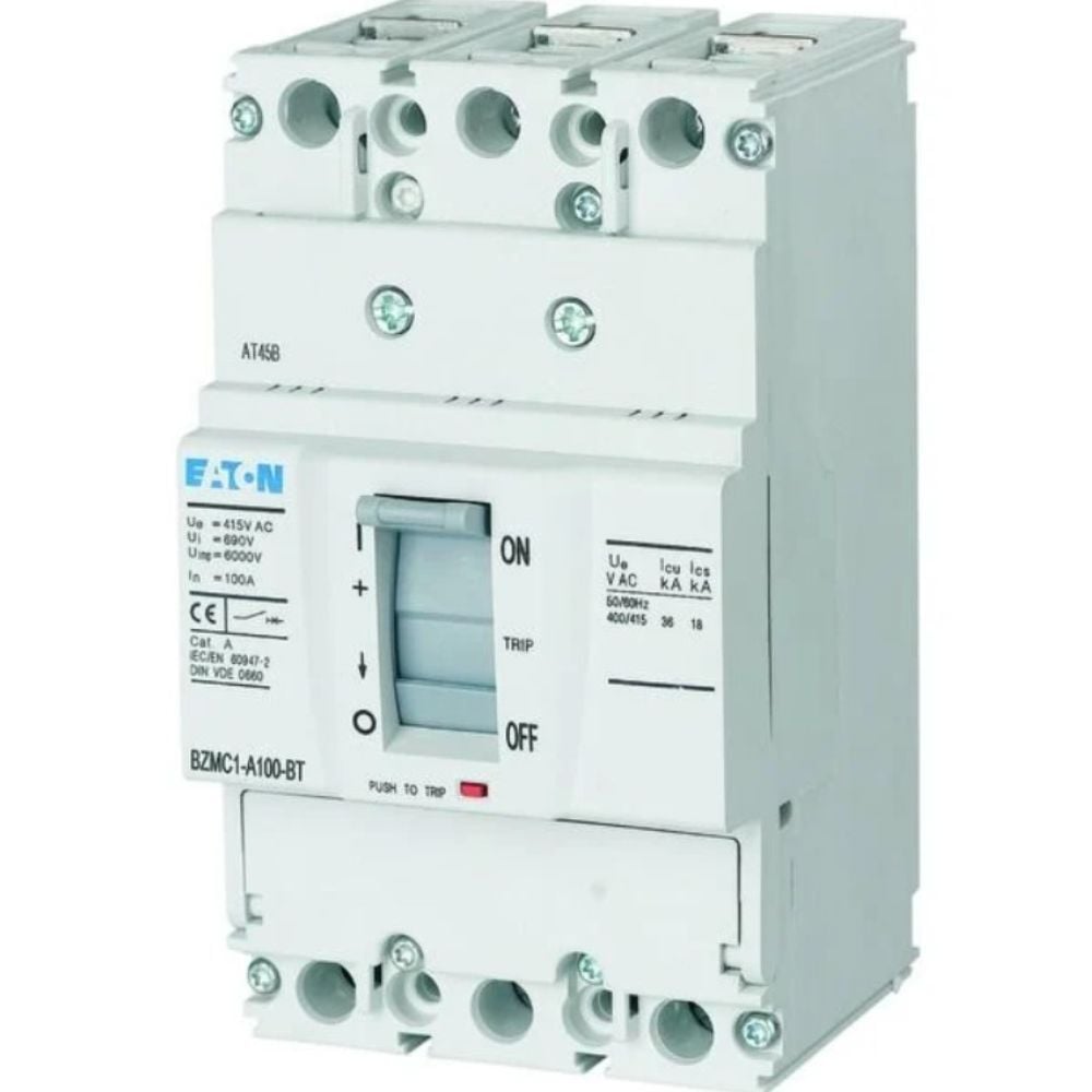 EATON BZMC1-A63 KOMPAKT ŞALTER (SABİT TERMİK-MANYETİK KORUMALI) 3X63A 36KA