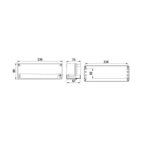 METE ENERJİ 80X230X73 ALÜMİNYUM BUAT 402509