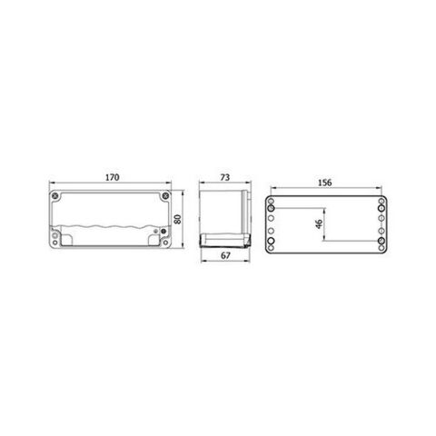 METE ENERJİ 80X170X73 ALÜMINYUM BUAT DERİN GÖVDE 402510