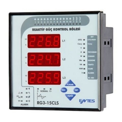 ENTES M2157 RG3-15CLS REAKTİF GÜÇ KONTROL RÖLESİ