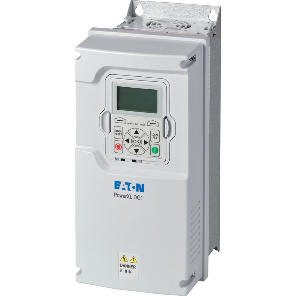EATON DG1-347D6FB-C21C Hız Kontrol Cihazı-Filtreli, Frenleme Modüllü, 4kW 9A Trifaze 400V (FS1)-EATON