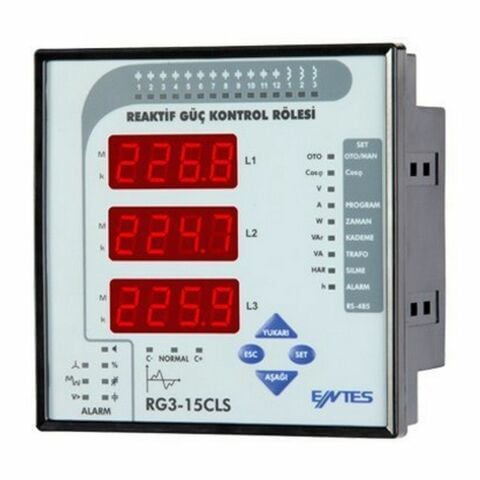 ENTES M2411 RG3-15CL REAKTİF GÜÇ KONTROL RÖLESİ