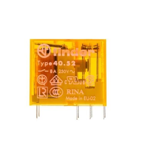 FINDER F.40.52.8.230.0000 MİNYA P.C.B RÖL 2 CO-8A KONTA 230V AC PİN:-5 MM