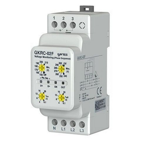 ENTES M3958 GKRC-02F GERİLİM KORUMA RÖLESİ