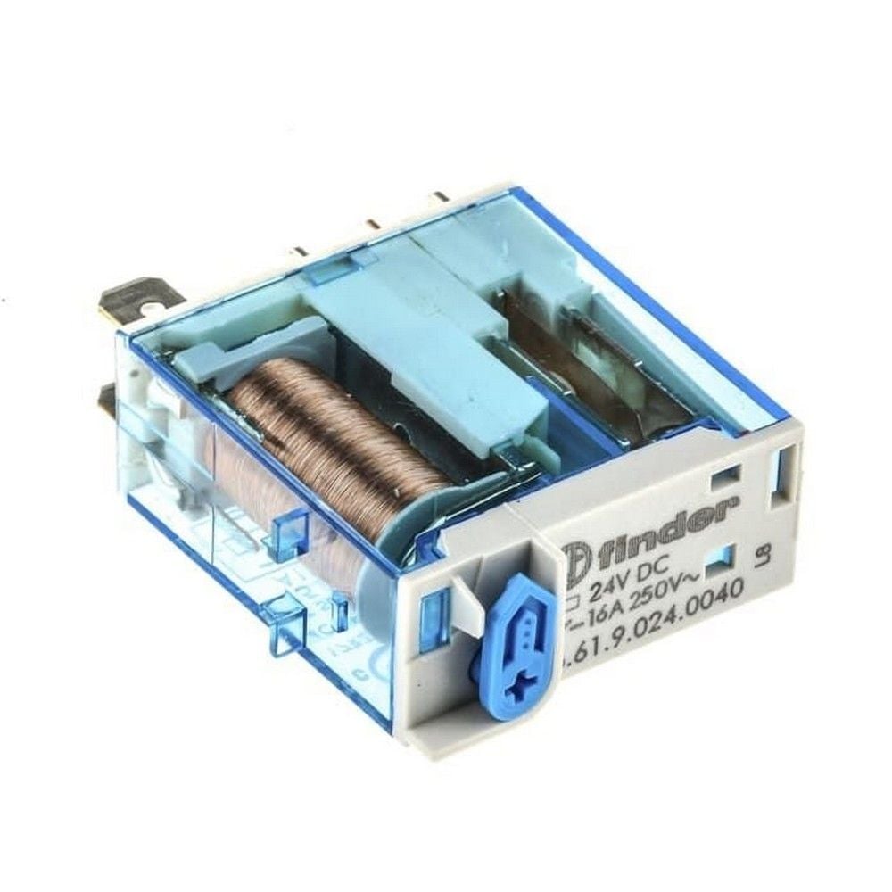 FINDER F.46.61.9.024.0040 SOKET TİPİN AGNİ 1 CO 16A 24 VDC MERK KİLİT+ GÖS.