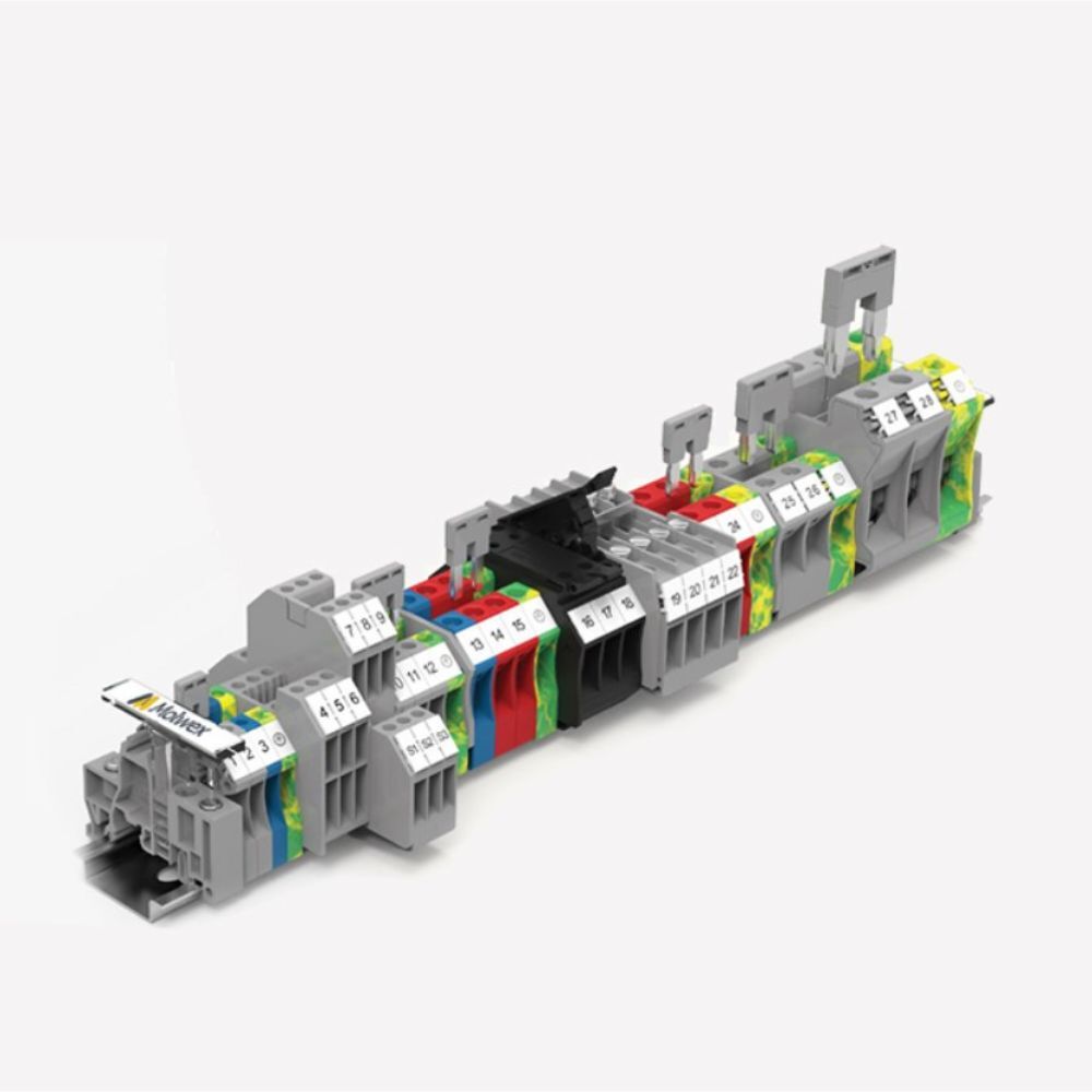 MOLWEX DC2.5 2.5 MM², KAHVERENGİ, VİDALI, 1 GİRİŞ-1 ÇIKIŞ KLEMENS MOLWEX 150 008