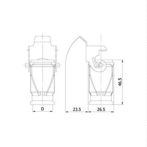 METE ENERJİ 4X10A.ÇOKLU UZATMA PRİZİ  METAL  MANDALLI 403004S