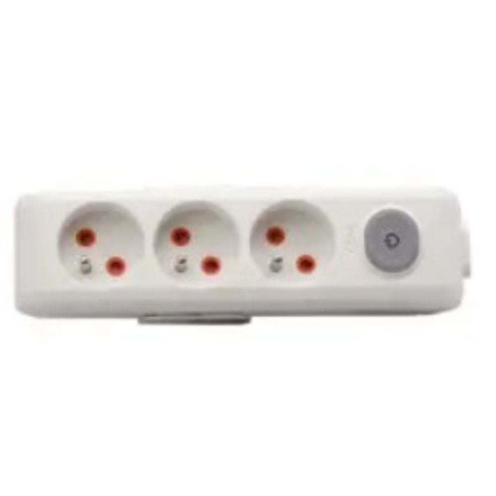 VİKO 3LÜ KLEMENSLİ UPS ÇOCUK KORUMALI ANAHTARLI MULTİ-LET GRUP PRİZ-90119300