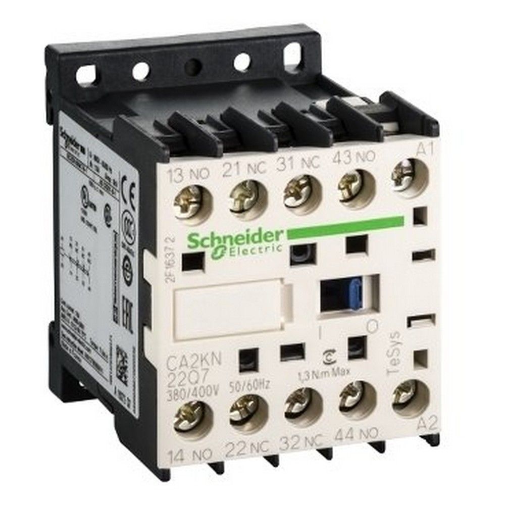 SCHNEIDER CA2KN22Q7 TESYS K 380V AC 2NA+2NK YARDIMCI KONTAKTÖR
