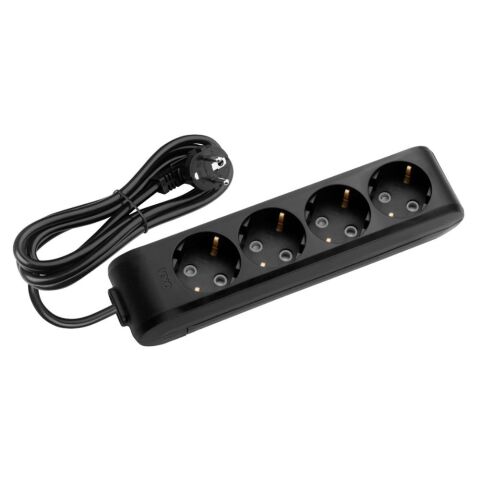 VİKO 90133403 MULTİ-LET DÖRTLÜ PRİZ TOPRAKLI KABLOLU ÇOCUK KORUMALI - 3 METRE