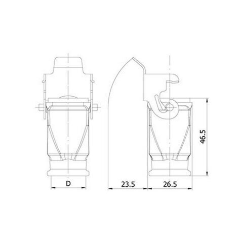 METE ENERJİ 5X10A. ÇOKLU UZATMA PRİZİ METAL MANDALLI 403015S