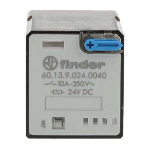 FINDER F.60.13.9.024.0040 GENEL KULLANIMLI 3 CO -10 A KONTAKLI 24 V DC 11PİN