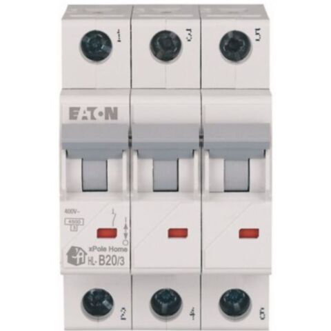 EATON HL-B20/3 MİNYATÜR DEVRE KESİCİ - 4,5KA - B EĞRİSİ - 3X20A