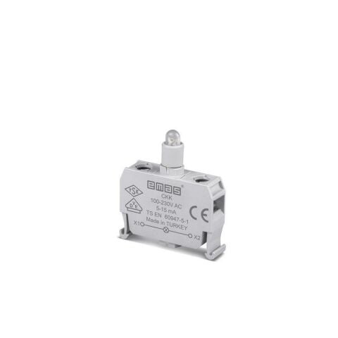 EMAS CKK C SİNYAL KIRMIZI LED'Lİ KUTULUK 100-230 V AC
