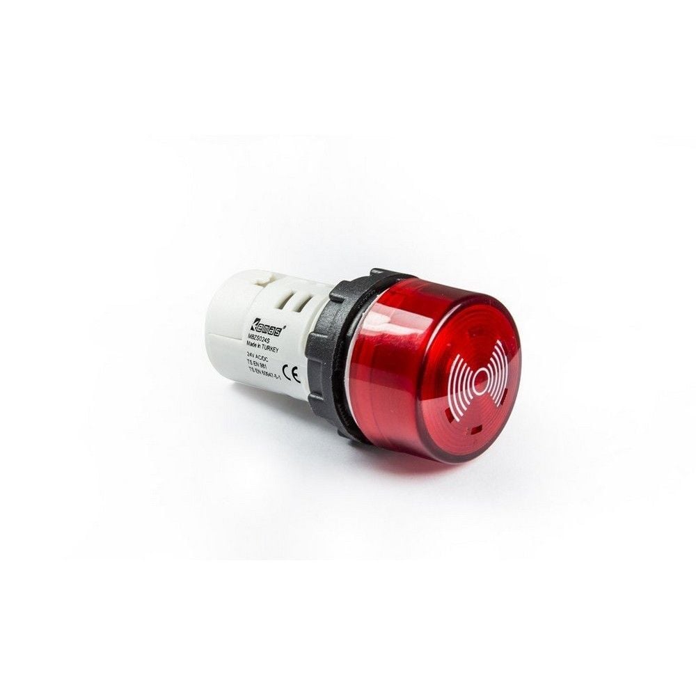 EMAS MBZS024S B SER.M.BLOK BUZZER SİNYALLI 24V IP KORUMASIZ