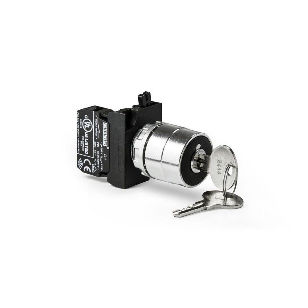 EMAS CM100AC20 C SOMUNLU METAL START ANAHTAR KALI.(0-1)ANAH.ÇIK.