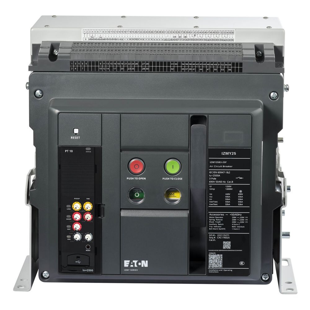 EATON IZMY40N3-40F Açık Tip Şalter (LSI Koruma) 3x4000A 66kA