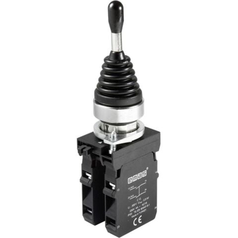 EMAS CM101DJ21 C SOMUNLU METAL JOYSTİK 2 POZ DÖNÜŞLÜ