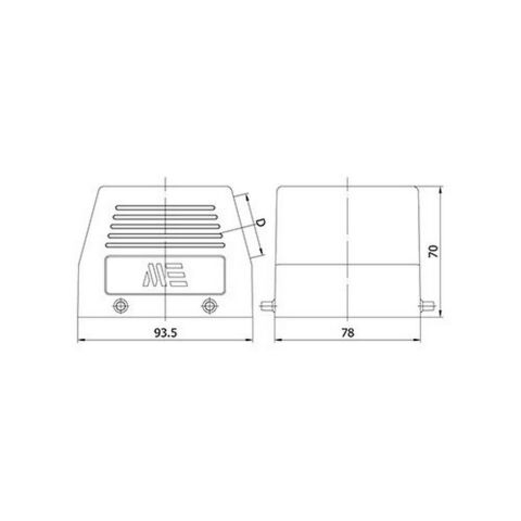 METE ENERJİ 32X16A. ÇOKLU UZATMA PRİZİ YANDAN GİRİŞLİ 403053