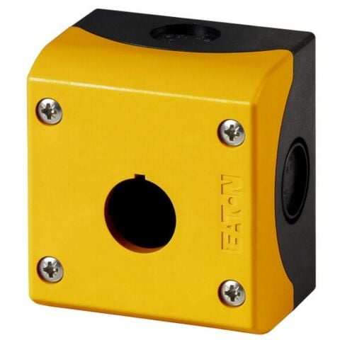 EATON 216536 BUTON AKSESUARI: BUTON KUTUSU, 1'Lİ, SARI/SİYAH