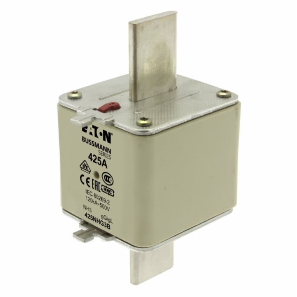 EATON 425NHG3B NH SİGORTA 3-BOY, GG/GL, 500V, 120KA - 425 A